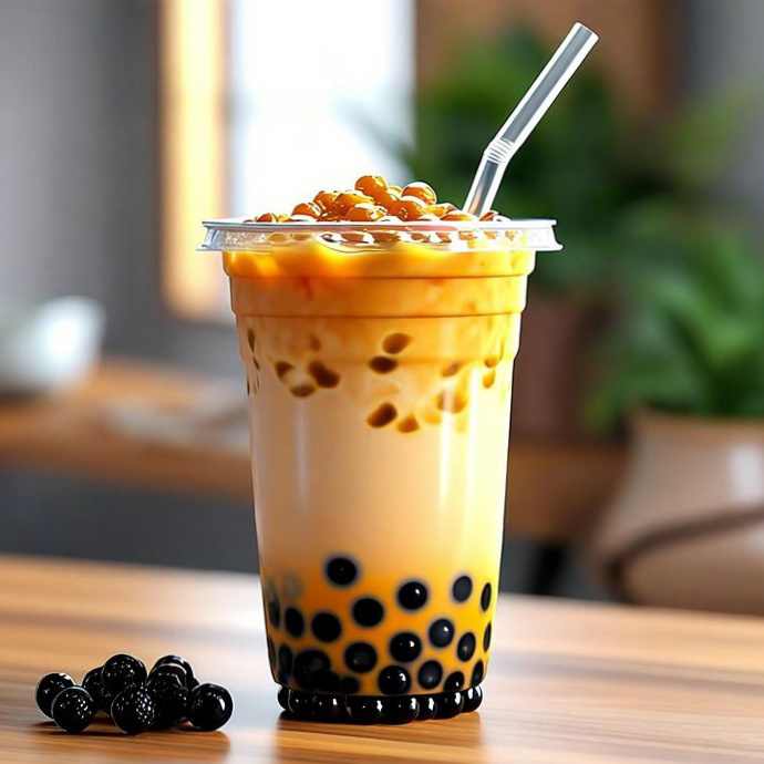 Crème Brûlée Milk Tea